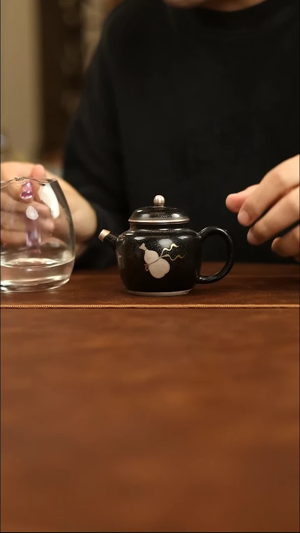 天目葫芦德钟壶【葫芦的】