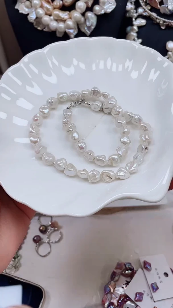 未镶嵌项链淡水珍珠【纯恬饰品】