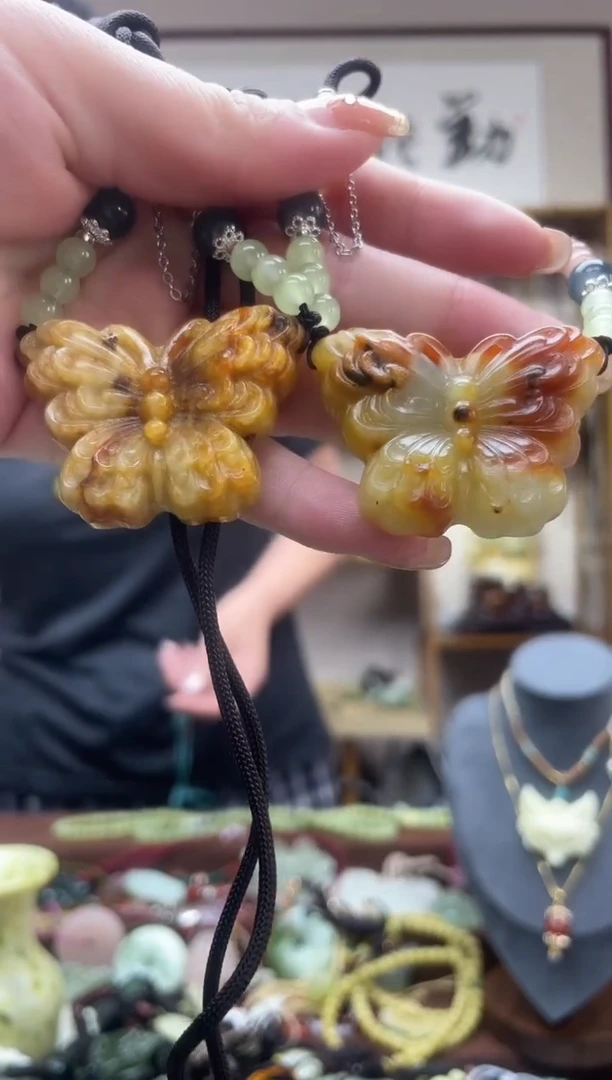 未镶嵌岫玉吊坠`多样性发货拍一发一