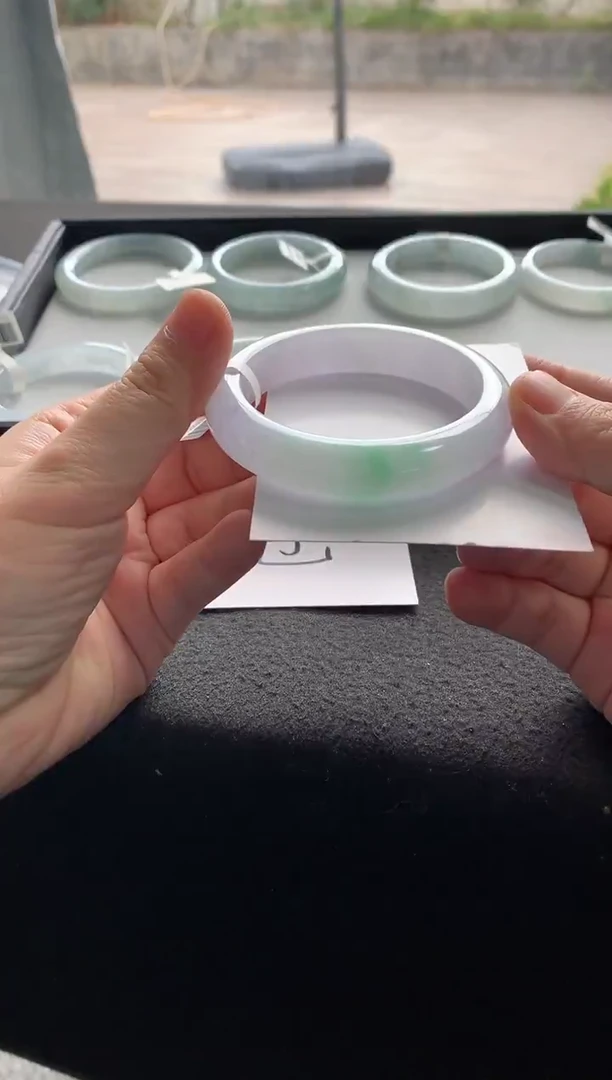 未镶嵌手镯翡翠56.7正圈Y4254买断