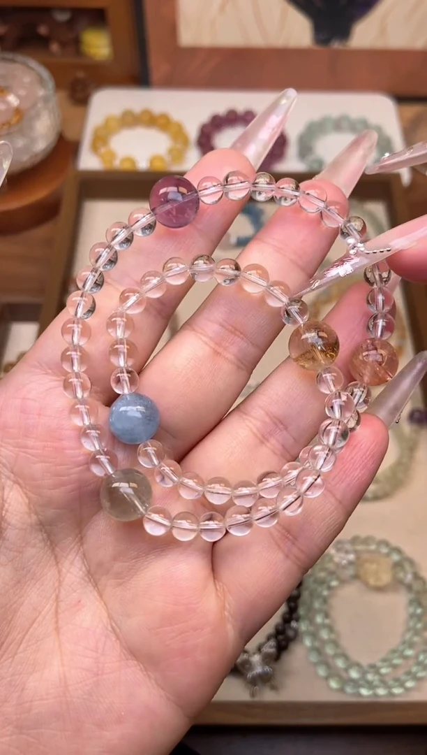 【闪购商品】水晶手链未镶嵌白水晶