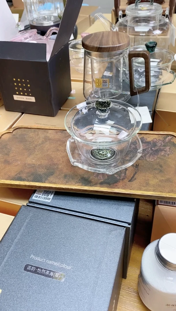 【闪购商品】风谜斑斓沁莲盖碗