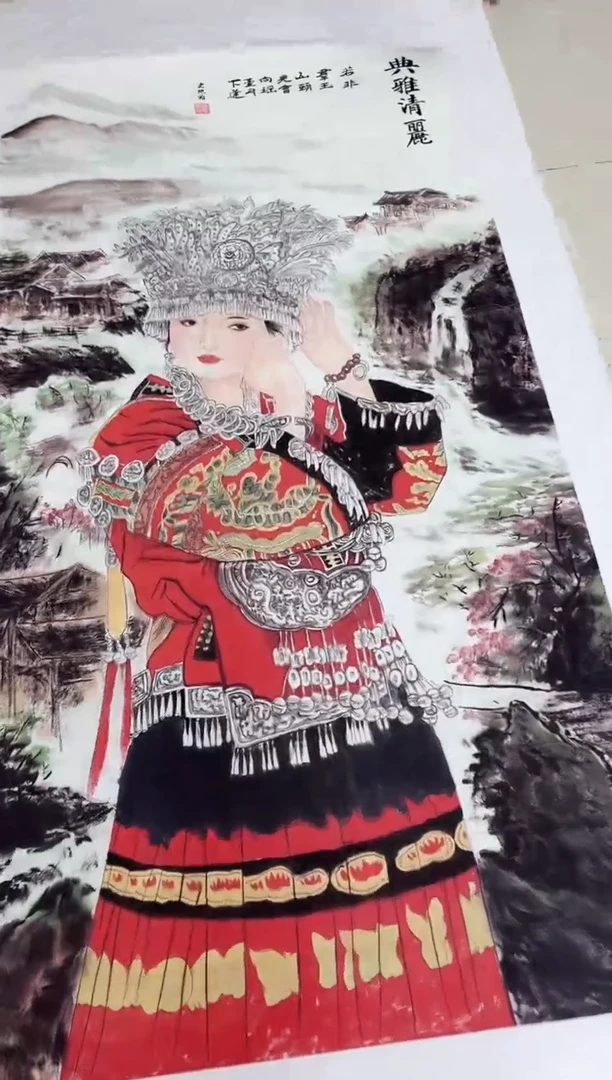 国画九霄甄选国画作品zhb031