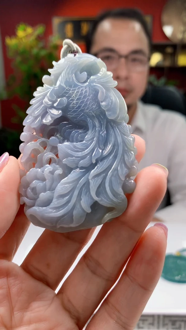 定制翡翠未镶嵌1101jj-毛货挂件45