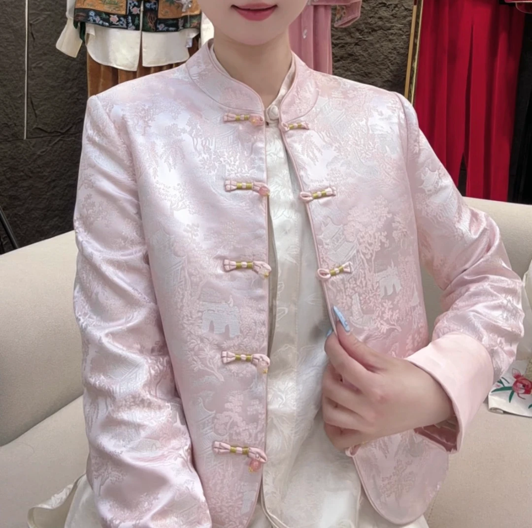 （2099）新中式轻奢提花外套