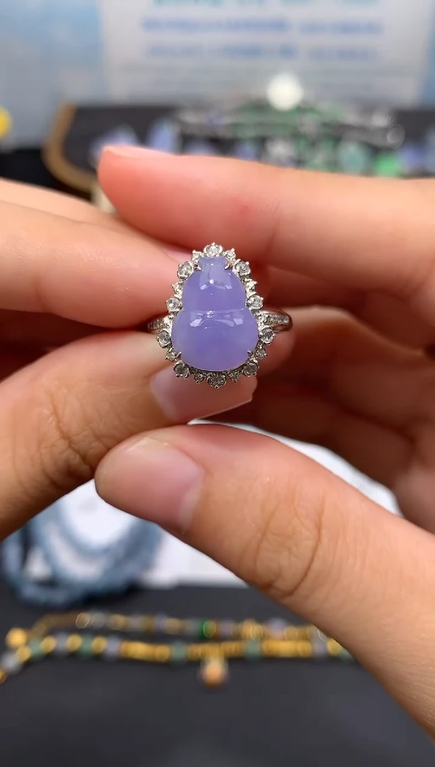 翡翠18K金镶嵌颈饰模式推广期48小时鉴赏期