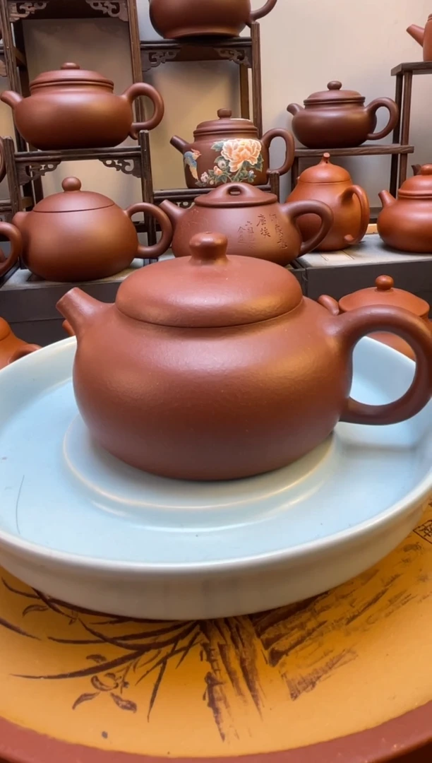 【闪购商品】紫砂茶壶半手工匏瓜瑕疵