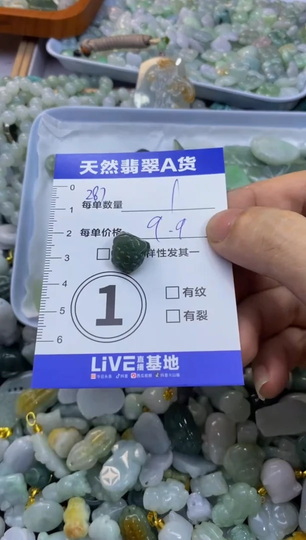 颈饰未镶嵌翡翠天然翡翠A货批量多样性发一件