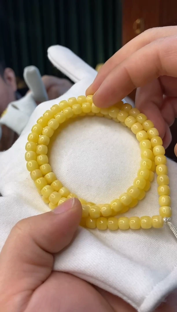 手串蜜蜡未镶嵌6.3mm老型