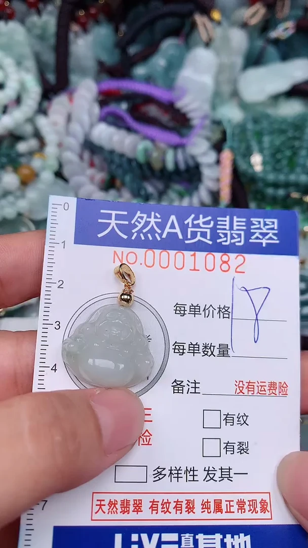 翡翠未镶嵌颈饰...0001082