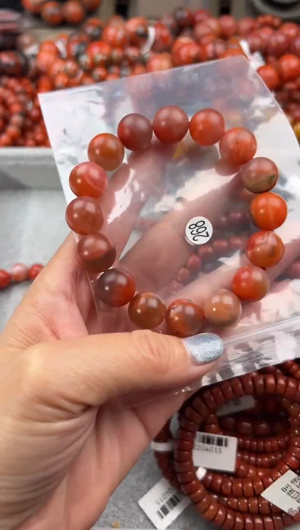 未镶嵌手串南红玛瑙13+