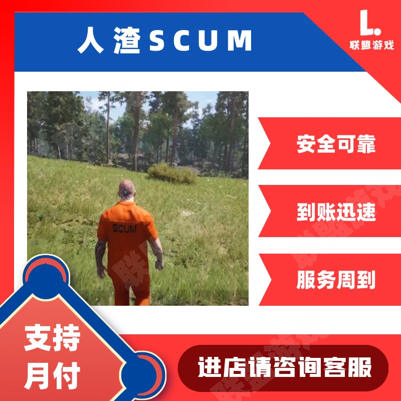 SCUM人渣PC游戏激活码CDK发货