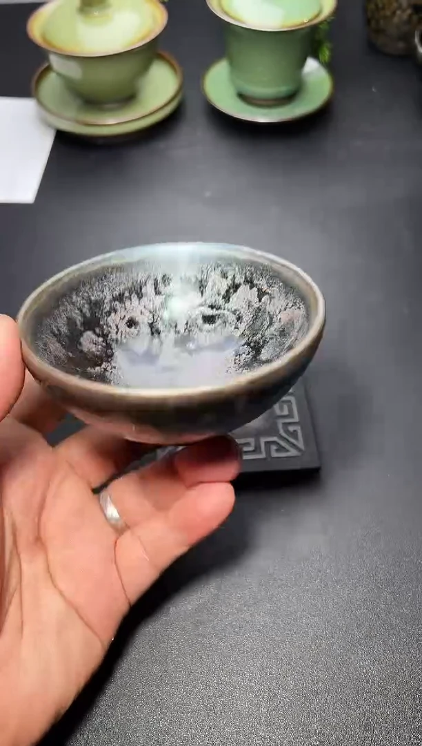茶盏40叶紫建盏   1
