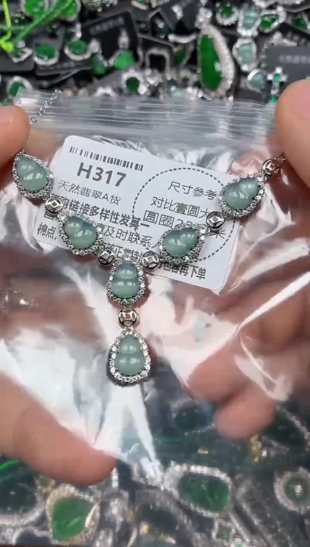 颈饰未镶嵌翡翠H317项链