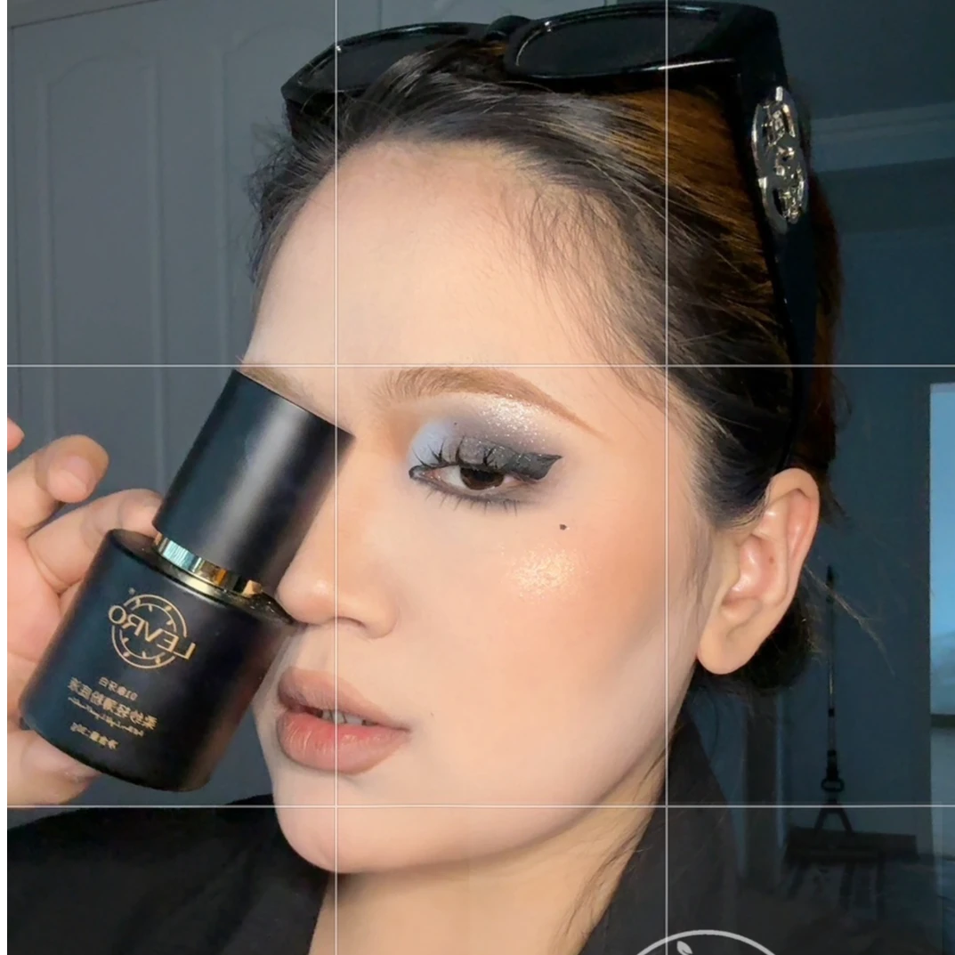 （粉底液+定妆散粉）LEVRO柔纱轻薄粉底液