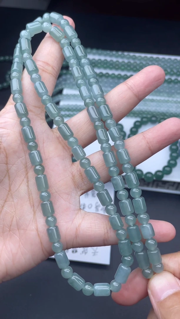 颈饰未镶嵌翡翠项链卡6