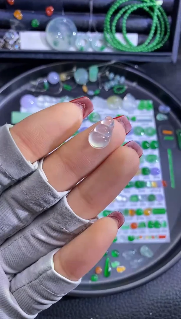 未镶嵌挂件翡翠豆子