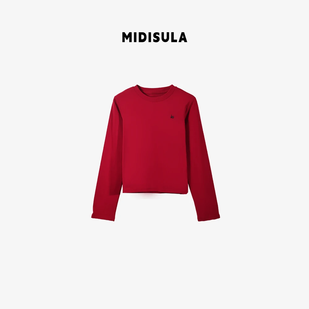 MDSL·时尚宽松休闲丝滑圆领脖子BO字母百搭字母T恤01744