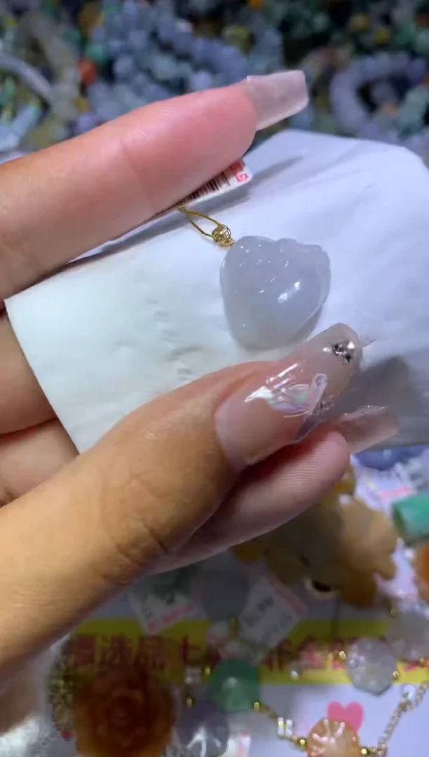 【闪购商品】翡翠挂件未镶嵌MJX036454