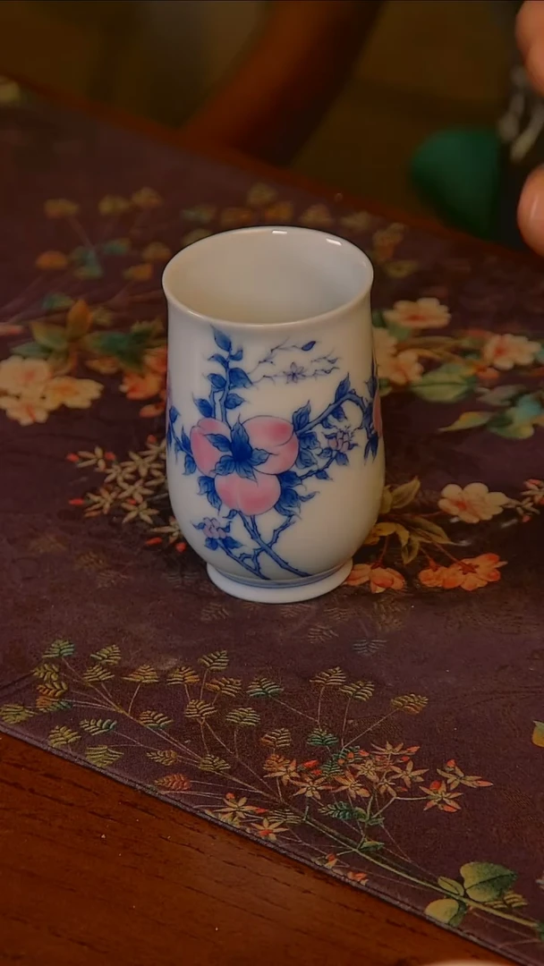 杯手工手绘杯杯很美丽