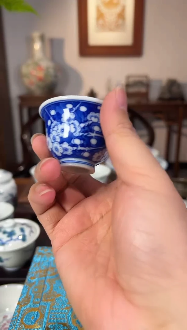 景德镇手工手绘冰梅小压手