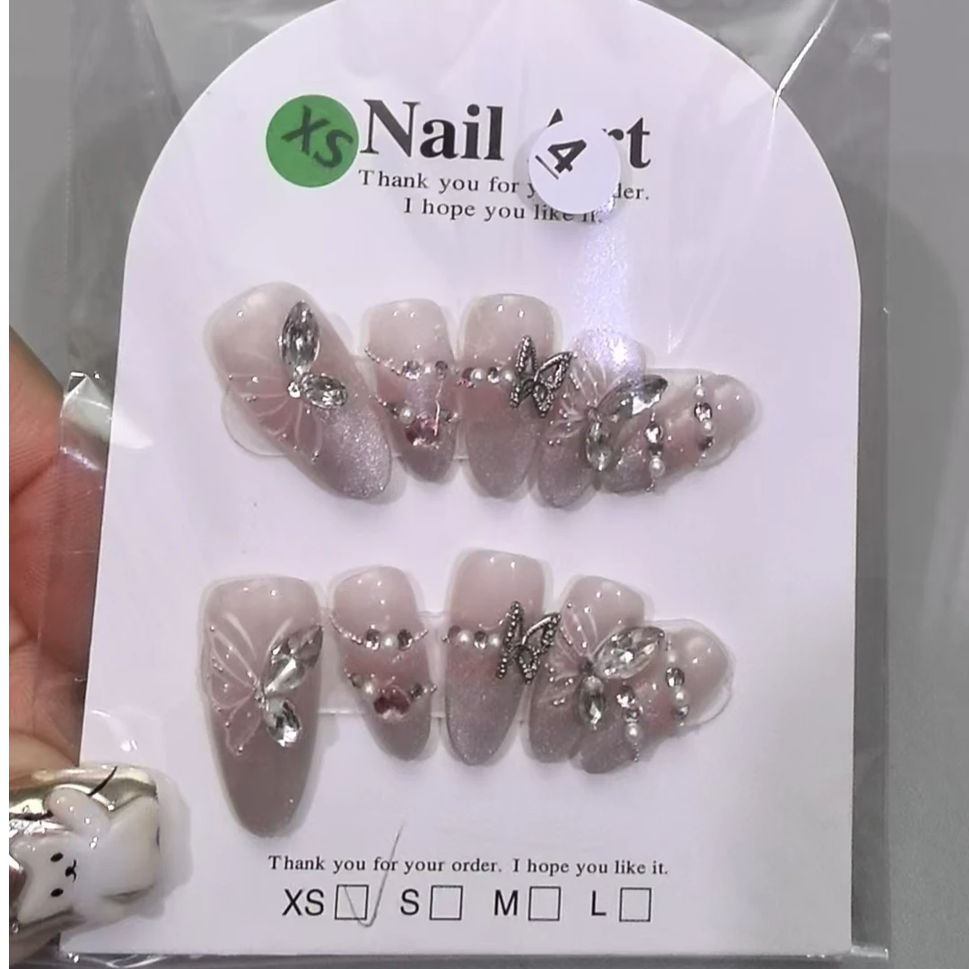 【甜盖儿直播】四号号链接 纯手工穿戴甲 拍前联系主播~自拍随机发