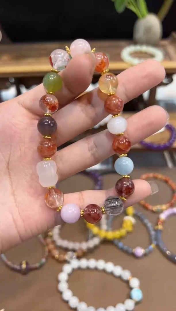 【闪购商品】水晶手绳未镶嵌@@手饰