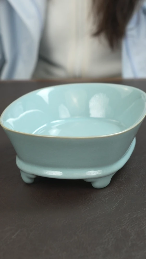 陶宣宝汝瓷原矿原釉作品瑕疵