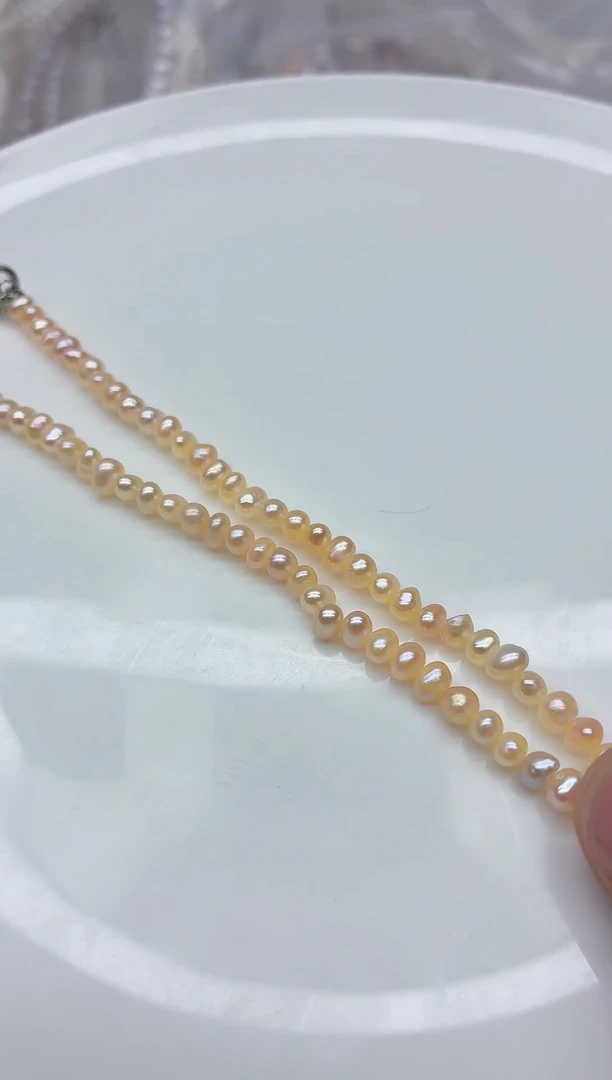 淡水珍珠未镶嵌项链B1