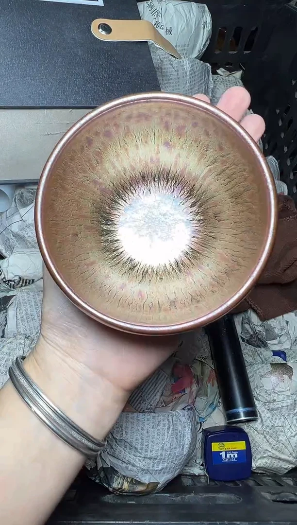 茶盏金丝万缕  盏三疯建盏茶器