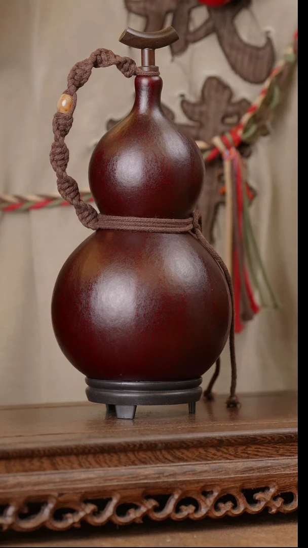 152号精品天然大漆酒葫芦一物一拍~