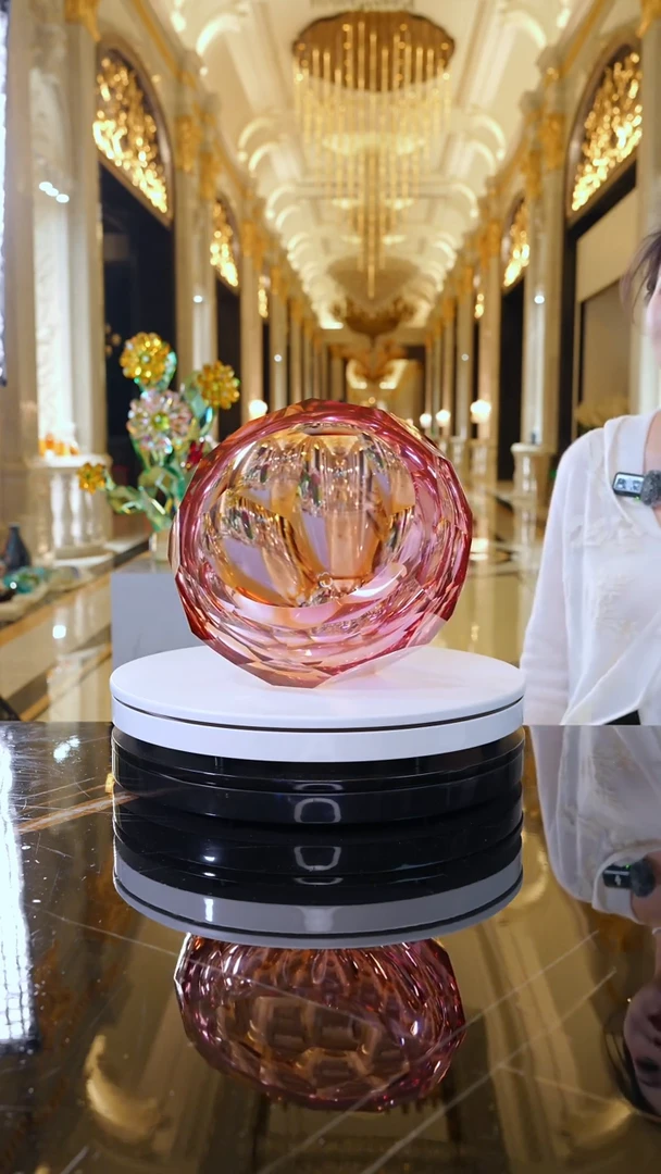 摆件YB00017琉璃艺术果碗