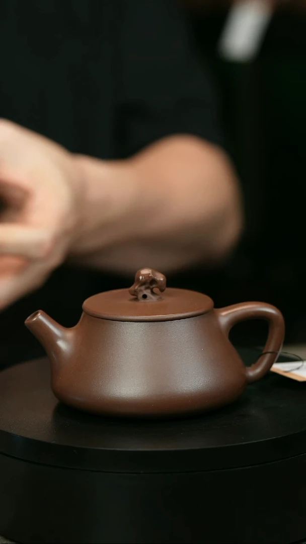 茶壶紫砂L****5H1998赵信军底槽清太湖石纳瓢