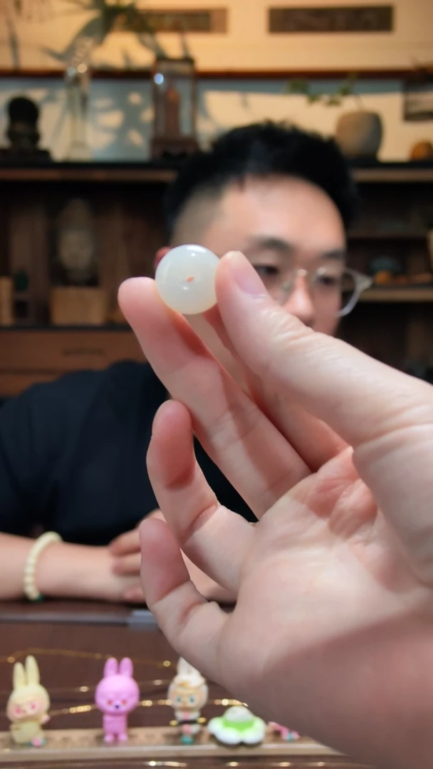 和田玉未镶嵌颈饰和田玉白玉平安扣SY编绳