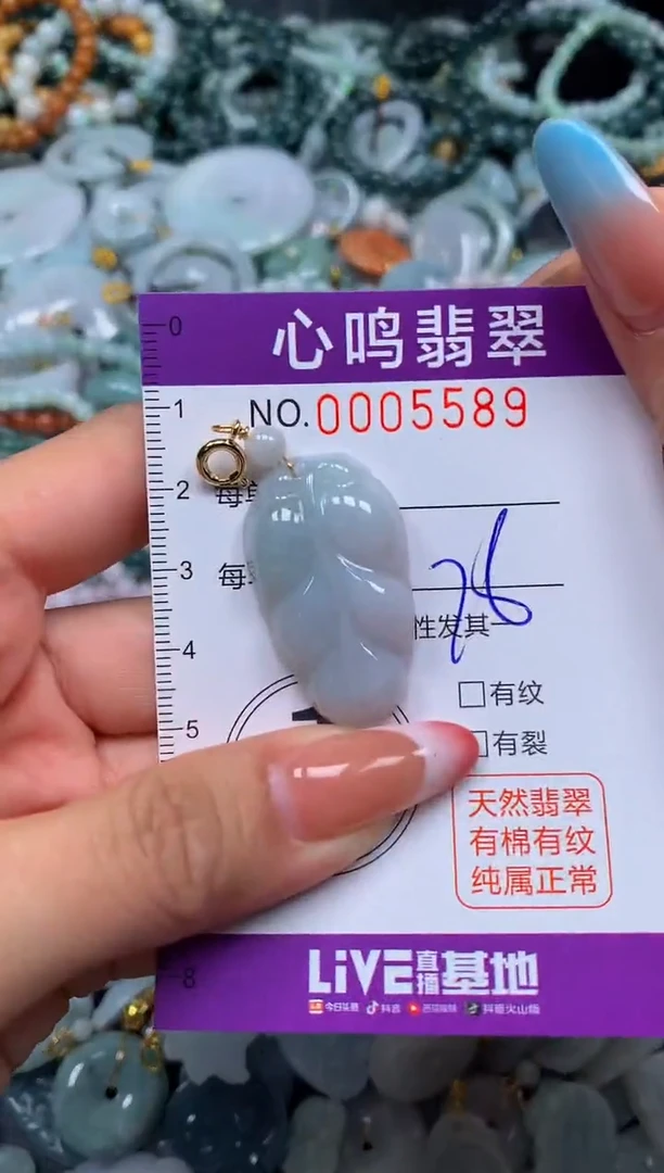 翡翠未镶嵌颈饰闪购005589