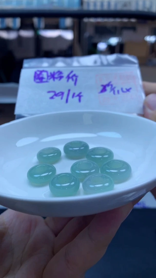 未镶嵌定制翡翠全102甜甜圈#29元多样性拍一发一毛货需抛光