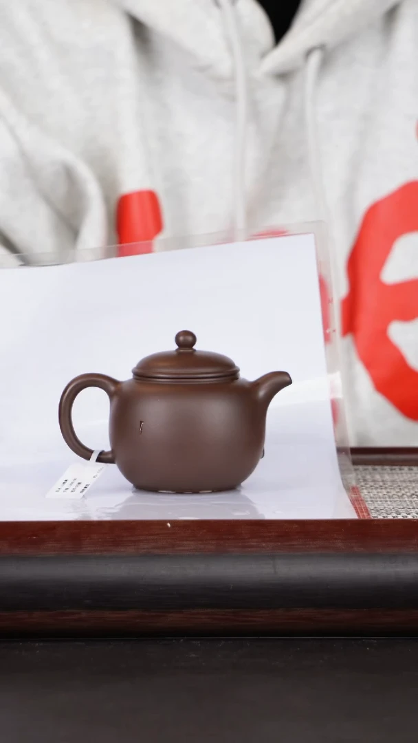 【闪购商品】紫砂茶壶6老紫泥匏樽180