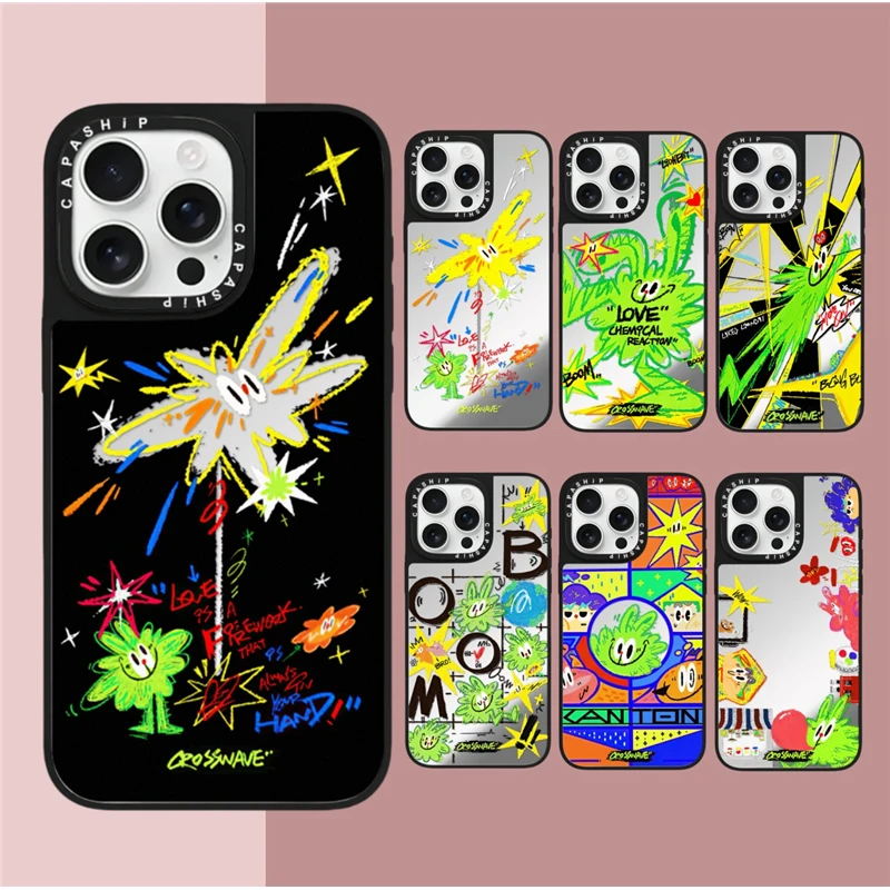 高版本CASE苹果15iPhone14plus16镜面13promax磁吸可爱高光时刻xr