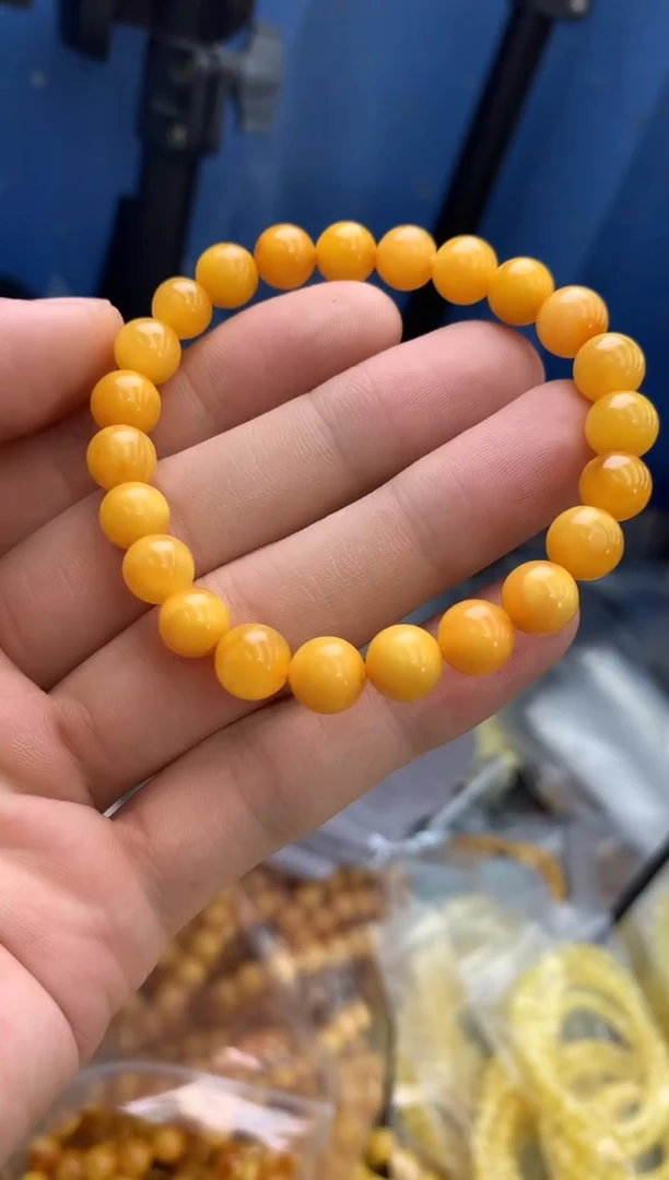 裸石琥珀未镶嵌手串