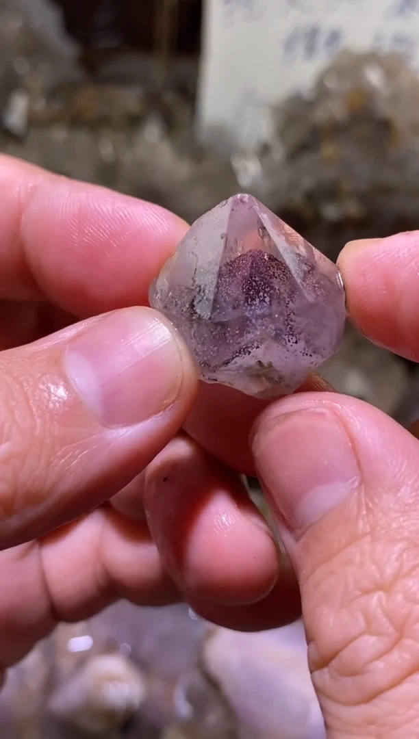 未镶嵌珠宝半成品水晶78号四川超七花园水晶
