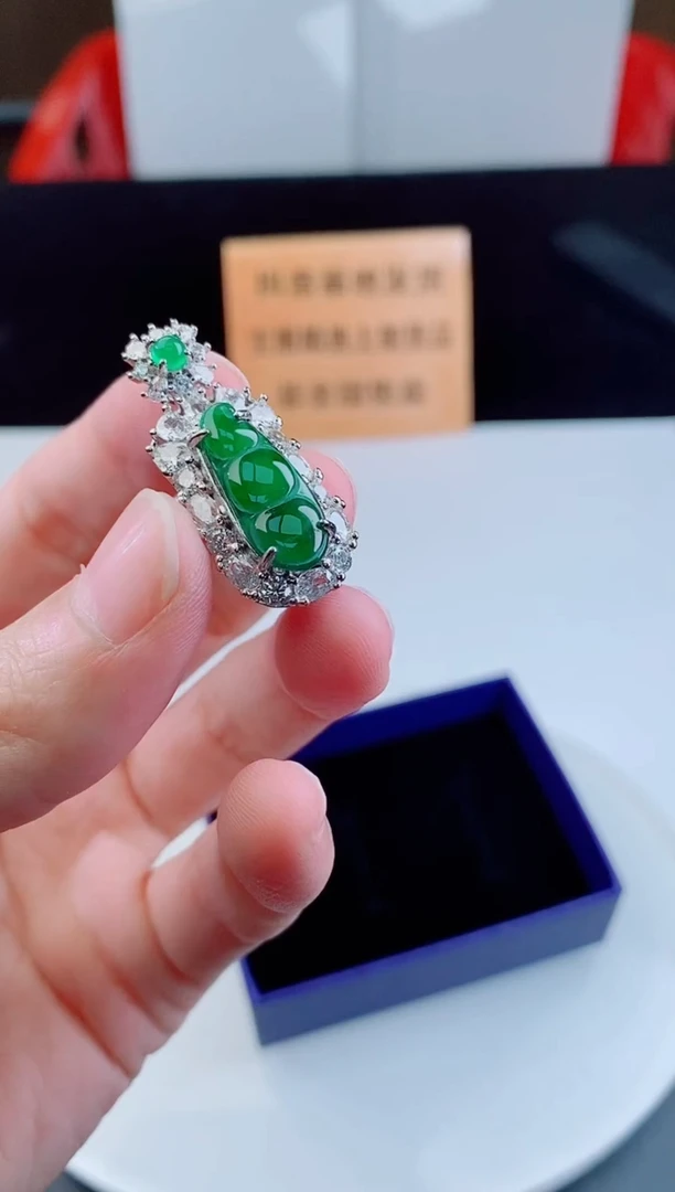 颈饰未镶嵌翡翠