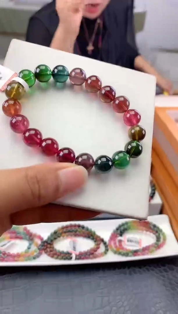 未镶嵌手串碧玺多样性发一条