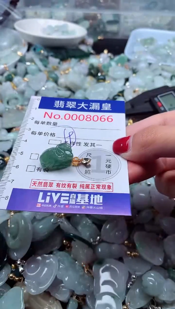 颈饰未镶嵌翡翠8066