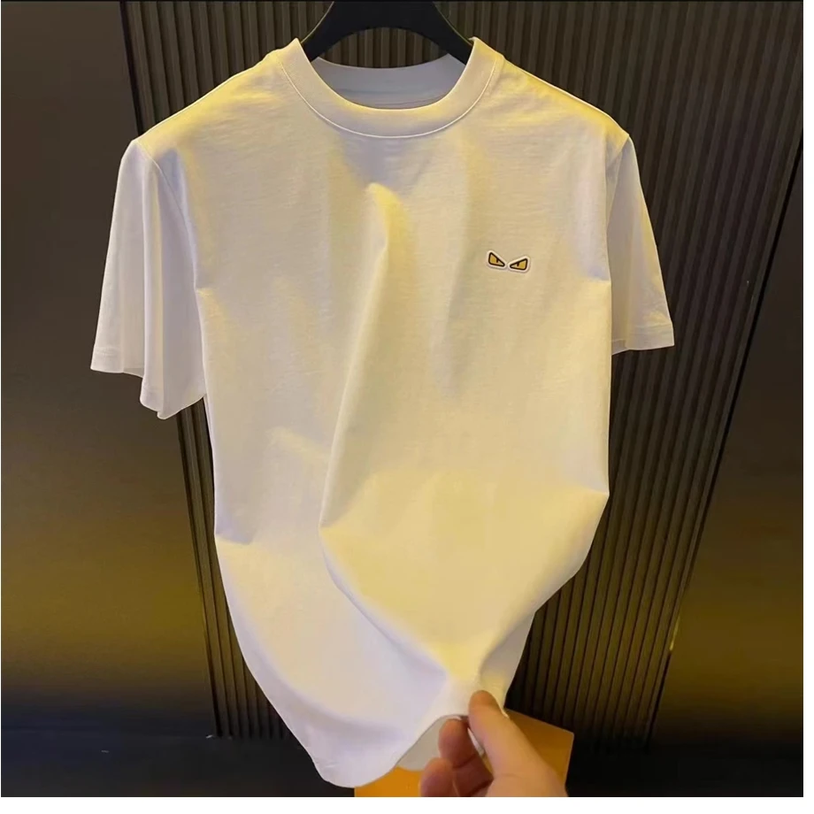 原【小眼睛】男士时尚百搭夏季半袖春夏潮流圆领