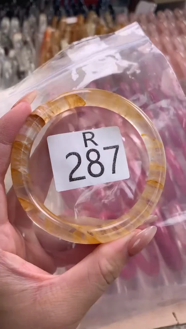 水晶珠宝半成品未镶嵌水晶手镯287-62