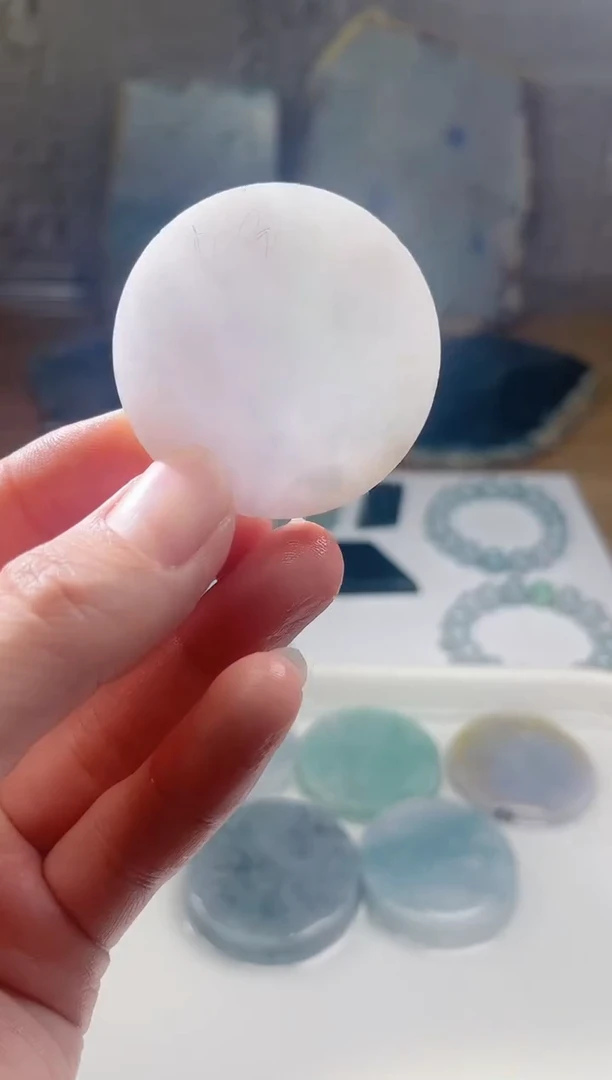 裸石翡翠天然翡翠A货玉 南 009