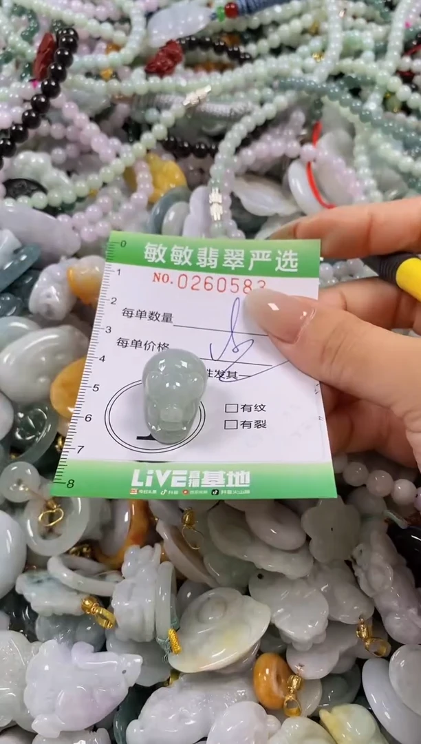 翡翠未镶嵌颈饰闪购0260583多样性发其一