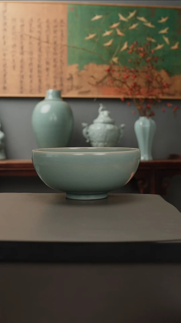 原产地原矿   鸡心碗