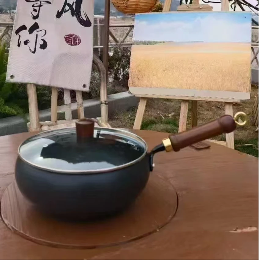 【马姐专属】古法大肚锅正宗章丘不粘铁锅小炒锅炒菜炖汤