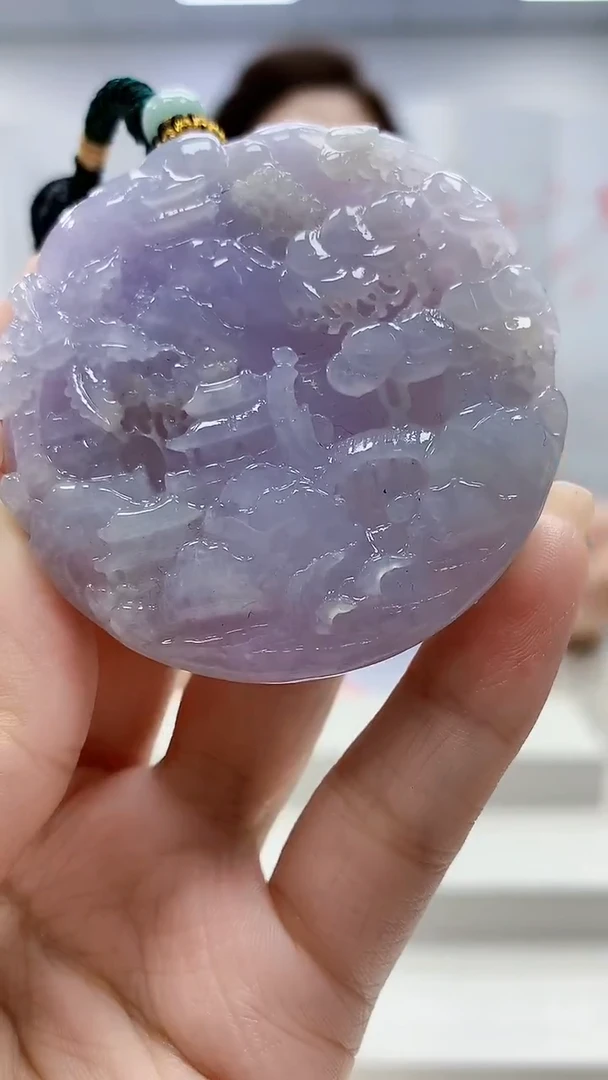 定制翡翠未镶嵌4829xx-毛货挂件176